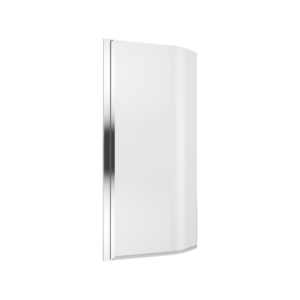 Be Spot parawan nawannowy gięty 75x140cm 1-częściowy lewy, chrom