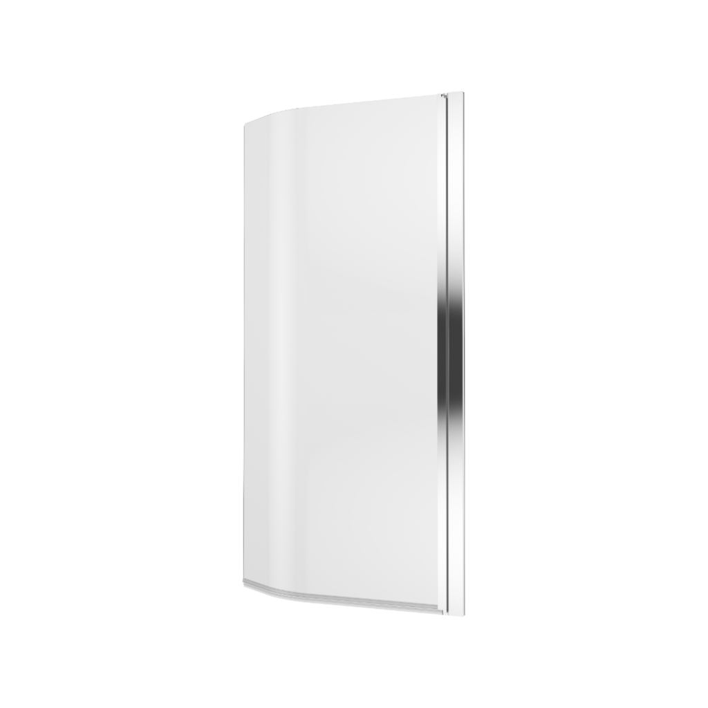 Be Spot parawan nawannowy gięty 75x140cm 1-częściowy prawy, chrom