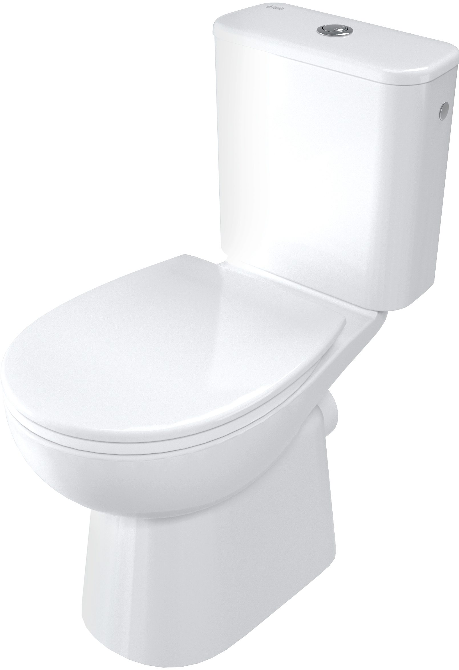 Miska WC kompakt bezkołnierzowa