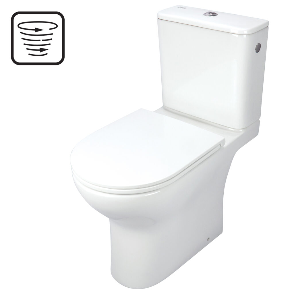 Miska WC kompakt bezkołnierzowa