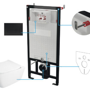 Zestaw WC podtynkowy 6 w 1