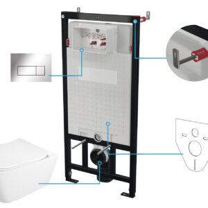 Zestaw WC podtynkowy 6 w 1