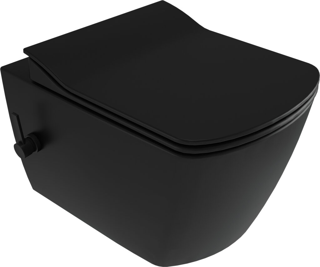 Miska WC z funkcją bidetu – z baterią mieszaczową