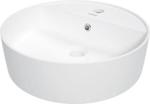 Umywalka ceramiczna nablatowa z miejscem na baterię