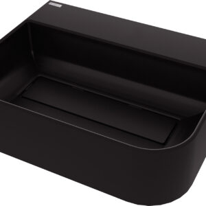 Umywalka granitowa nablatowa z miejscem na baterię – z maskownicą