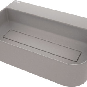 Umywalka granitowa nablatowa z miejscem na baterię – z maskownicą