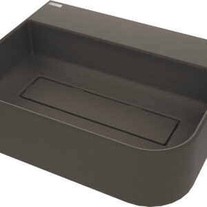 Umywalka granitowa nablatowa z miejscem na baterię – z maskownicą