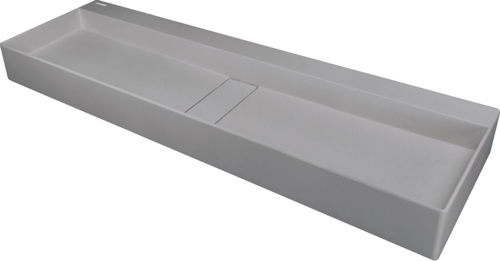 Umywalka granitowa nablatowa – z maskownicą