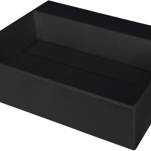 Umywalka granitowa nablatowa z miejscem na baterię – z maskownicą