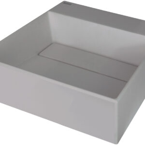 Umywalka granitowa nablatowa z miejscem na baterię – z maskownicą