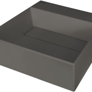 Umywalka granitowa nablatowa z miejscem na baterię – z maskownicą