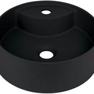 Umywalka granitowa nablatowa z miejscem na baterię