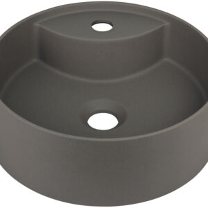 Umywalka granitowa nablatowa z miejscem na baterię