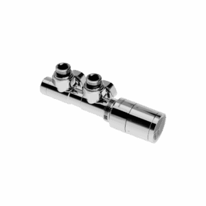 Caldo zestaw zintegrowany z głowicą termostatyczną, prawy, chrom