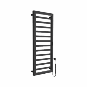 Brego Smart grzejnik łazienkowy elektryczny 115×50 cm, czarny mat