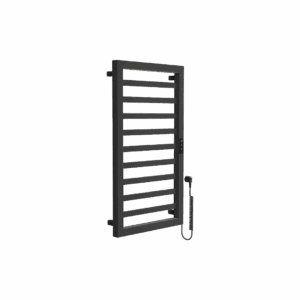 Brego Smart grzejnik łazienkowy elektryczny 91×50 cm, czarny mat