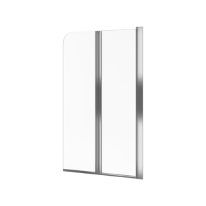 Fliper parawan nawannowy 80×140 cm 2-częściowy prawy, powłoka Clean Control, chrom