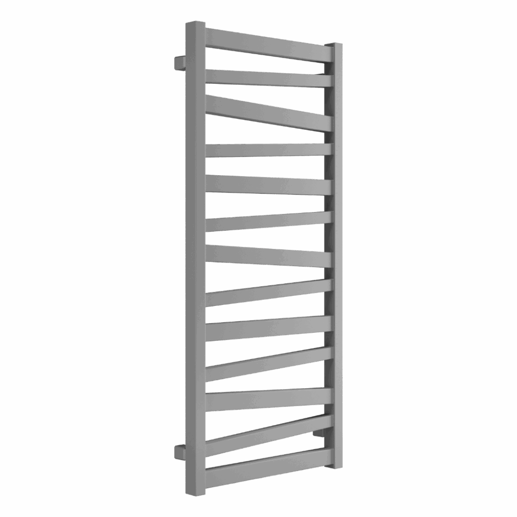 Italic grzejnik łazienkowy 113×50 cm, szary metalik