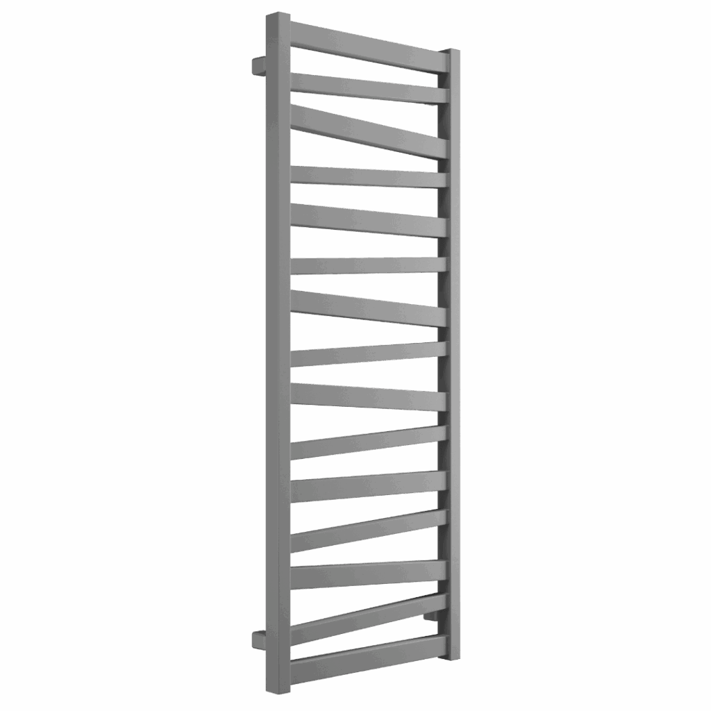 Italic grzejnik łazienkowy 131×50 cm, szary metalik