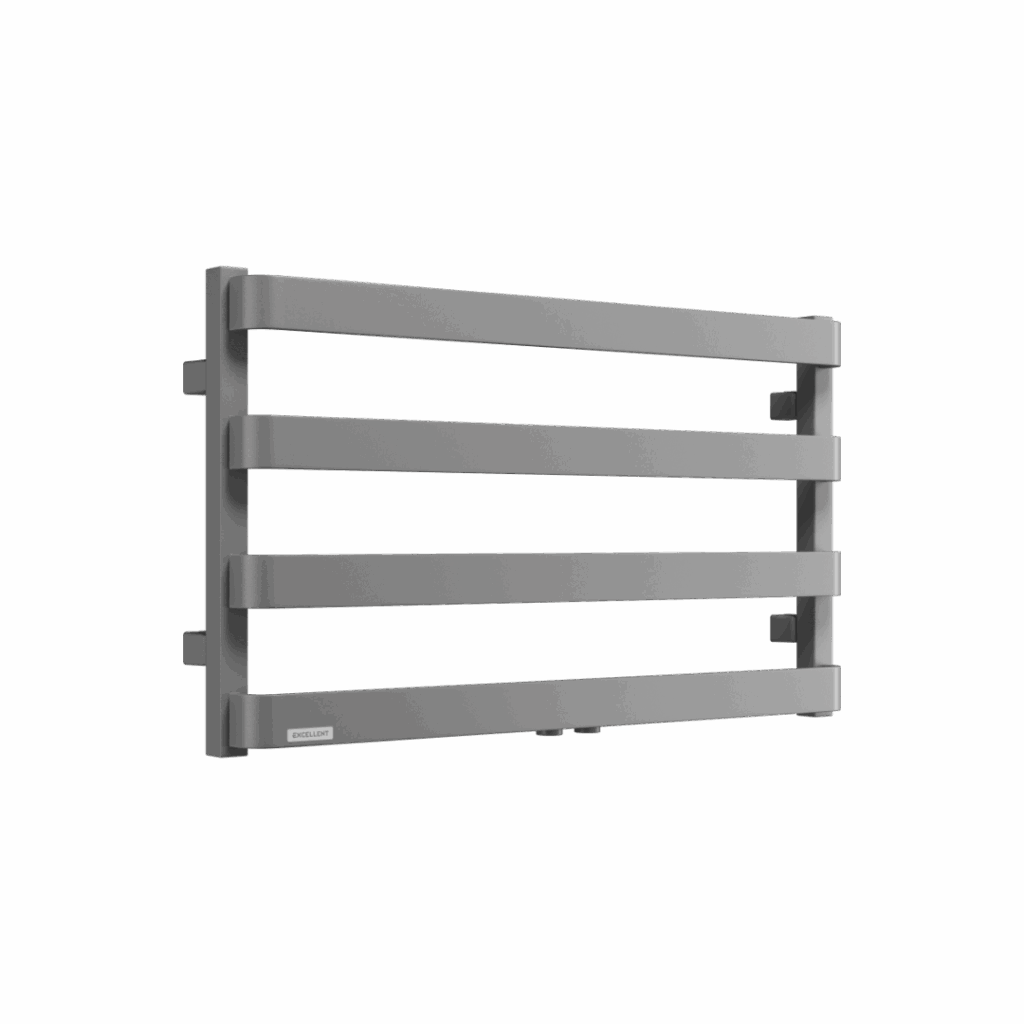 Meteor grzejnik łazienkowy wannowy 46×80 cm, szary metalik