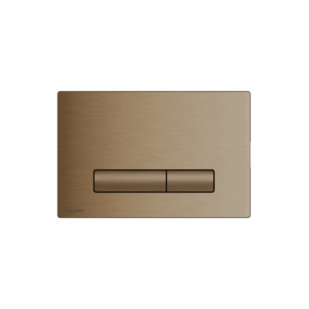 Aurro przycisk spłukujący do stelaża podtynkowego WC Shiro 2.0, miedziany szczotkowany