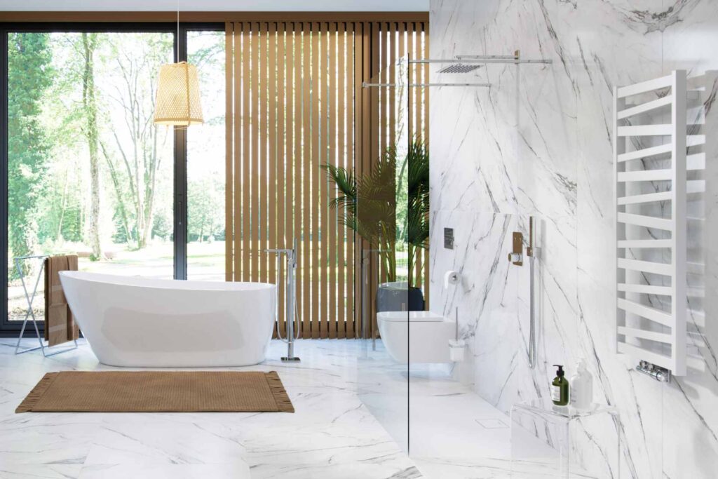 Italic grzejnik łazienkowy 113×50 cm, biały soft