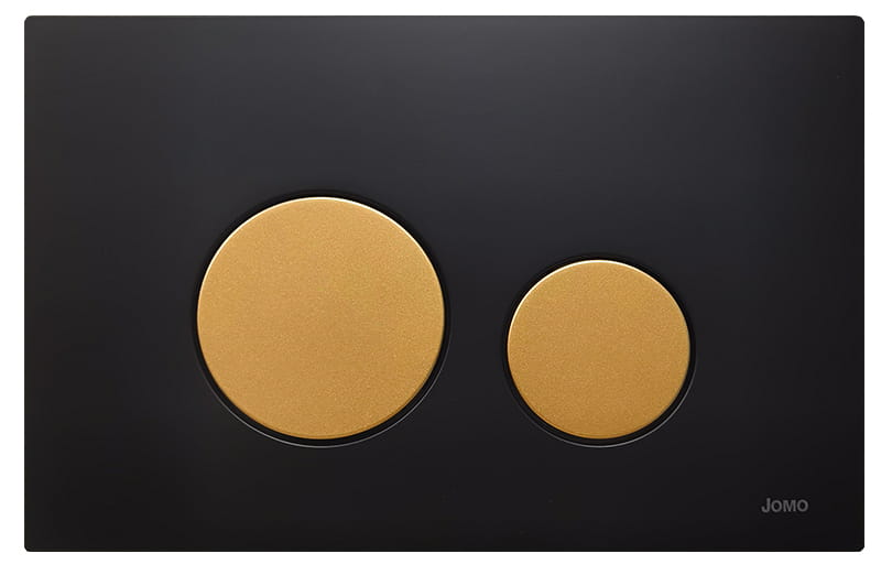 JOMO/WERIT PRZYCISK SWITCH CZARNY MATOWY / ZŁOTY MATOWY 102-000000442