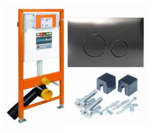 JOMO/WERIT JOMOTech STELAŻ WC H=1120 + WSPORNIK + PRZYCISK SWITCH CHROM POŁYSK 103-000000081