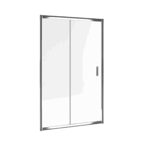 Seria 201 drzwi prysznicowe przesuwne 120 cm, Clean Control, chrom przezroczyste