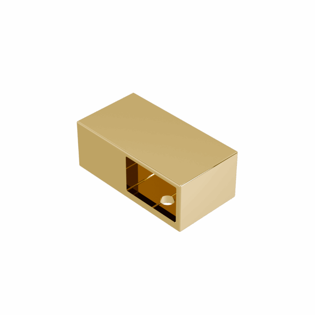 Vidoq łącznik wsporników ścianek kabiny walk-in, złoty połysk