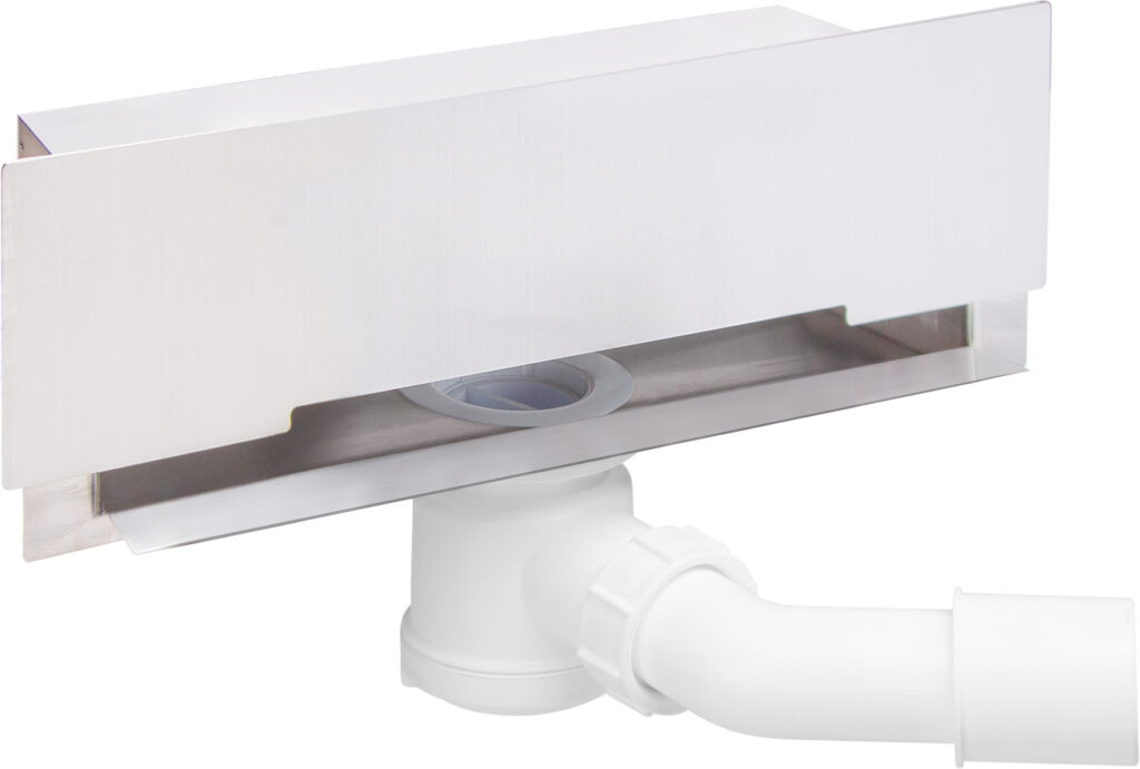 Odpływ liniowy ścienny 30 cm – ruszt pełny