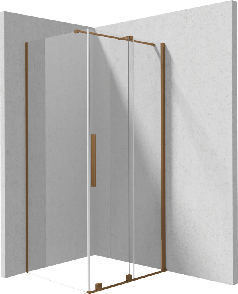 Kabina prysznicowa prostokątna 100×90 cm