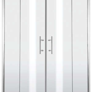 Kabina prysznicowa półokrągła 80×80 cm – czteroszybowa