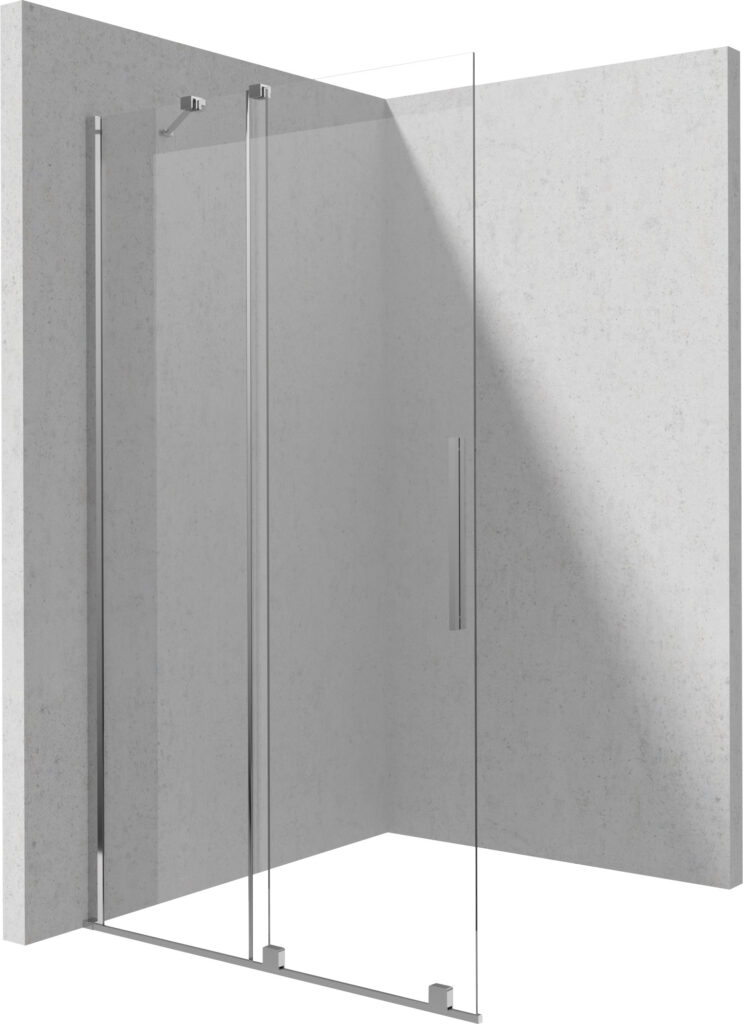 Ścianka prysznicowa walk-in 140 cm – przesuwna