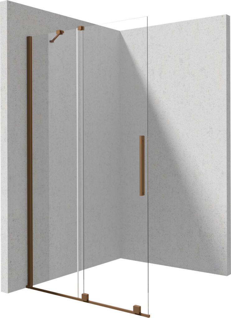 Ścianka prysznicowa walk-in 140 cm – przesuwna