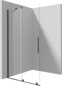 Ścianka prysznicowa walk-in 120 cm – przesuwna