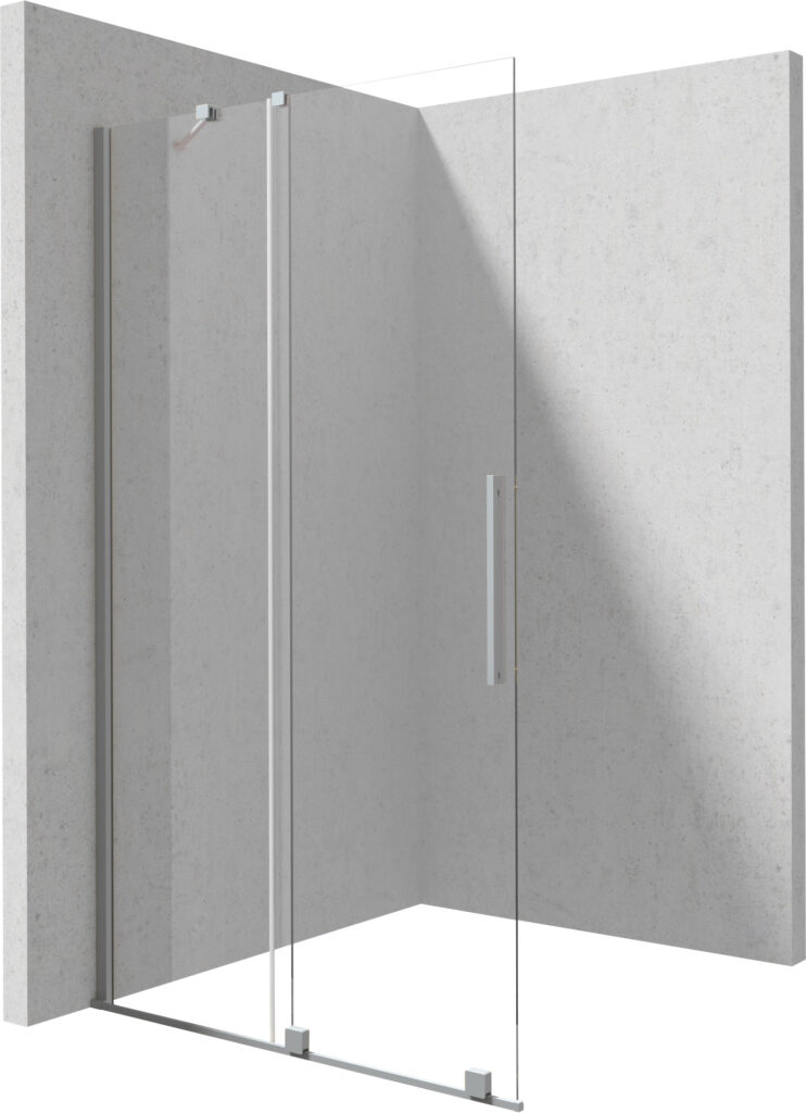 Ścianka prysznicowa walk-in 140 cm – przesuwna