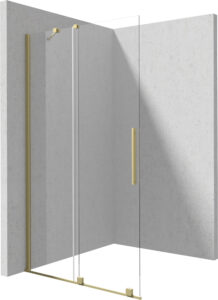 Ścianka prysznicowa walk-in 140 cm – przesuwna