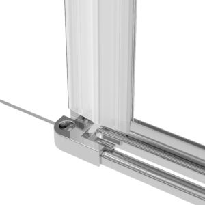 Komponent łączący drzwi ze ścianką walk-in – do zabudowy wnęki