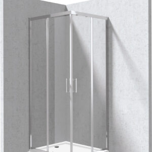 Kabina prysznicowa z brodzikiem prostokątna 80×90 cm