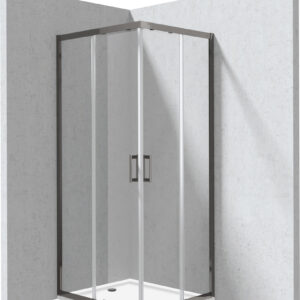 Kabina prysznicowa z brodzikiem prostokątna 80×90 cm