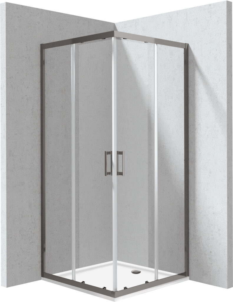 Kabina prysznicowa z brodzikiem kwadratowa 80×80 cm