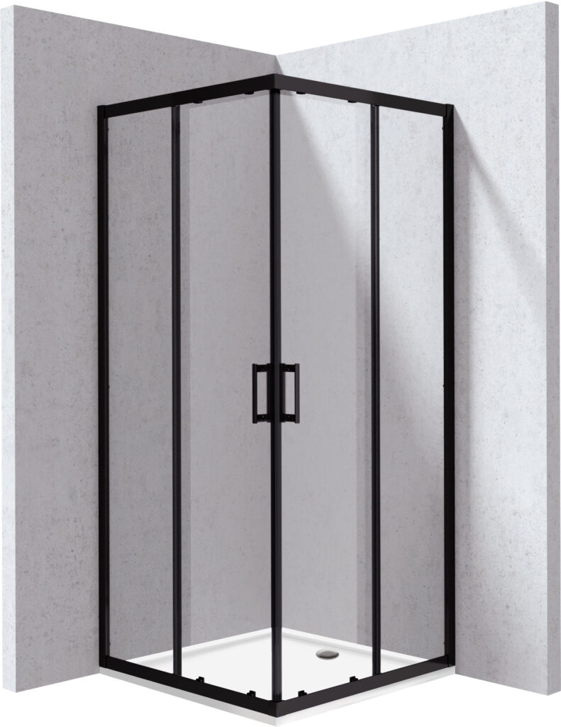 Kabina prysznicowa z brodzikiem kwadratowa 80×80 cm