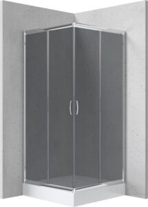 Kabina prysznicowa z brodzikiem kwadratowa 90×90 cm