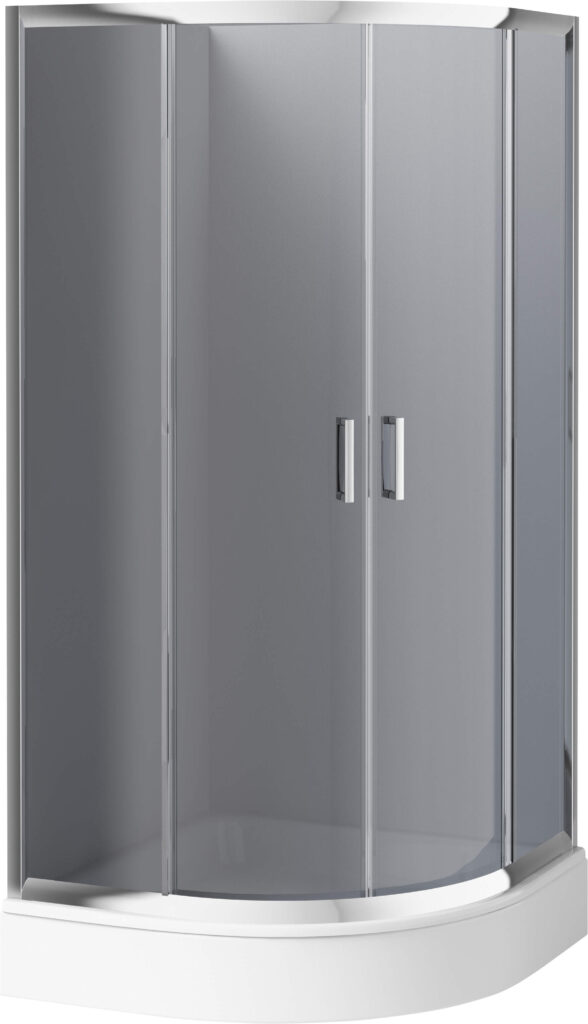 Kabina prysznicowa półokrągła 80×80 cm – wysokość 170 cm