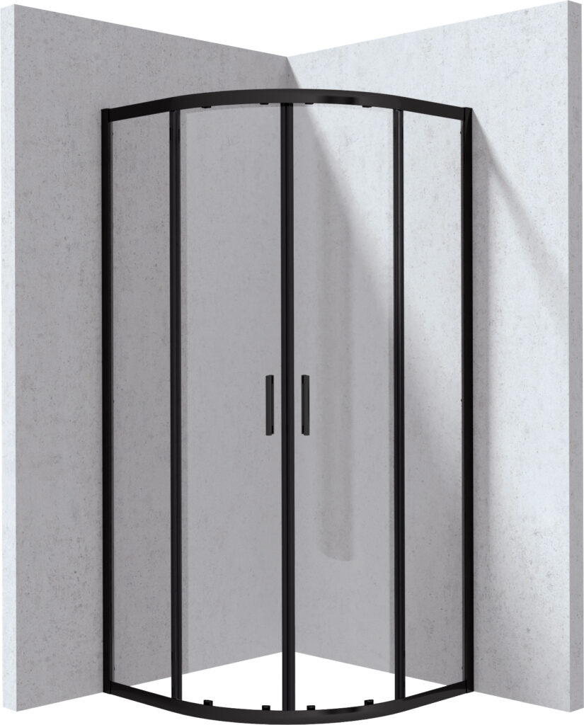 Kabina prysznicowa półokrągła 80×80 cm