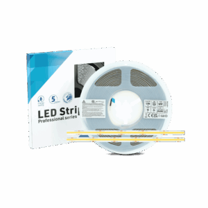 Taśma 2640 LED COB IP65, 528 LED/m, 5m napięcie 24V, moc 10W/m, 3000 K, biała ciepła