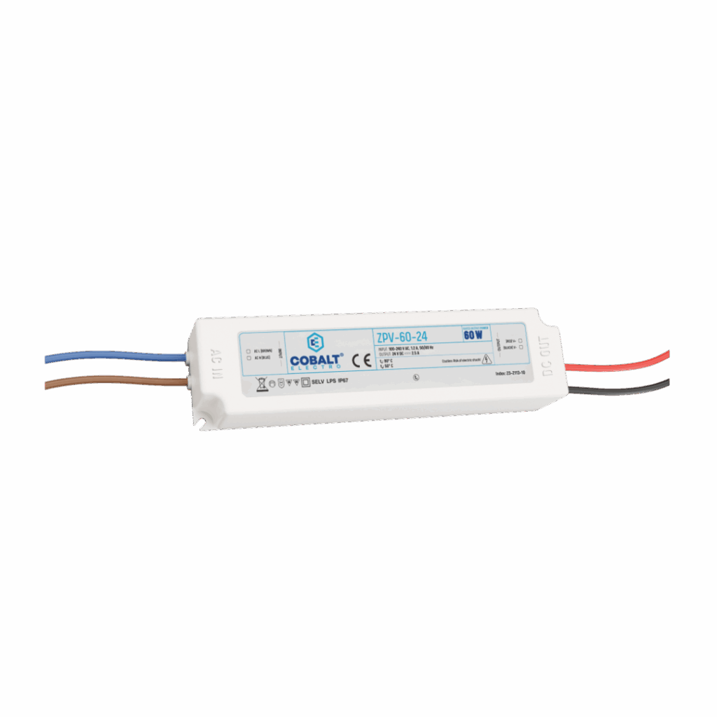 Zasilacz impulsowy do LED 60W IP67 AC230V, napięcie wyjściowe 24V
