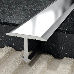 Profil T fugowy 14 mm, długość 250 cm aluminiowy, elektropoler srebrny