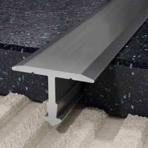 Profil T fugowy 14 mm, długość 250 cm aluminiowy, anodowany srebrny szczotkowany